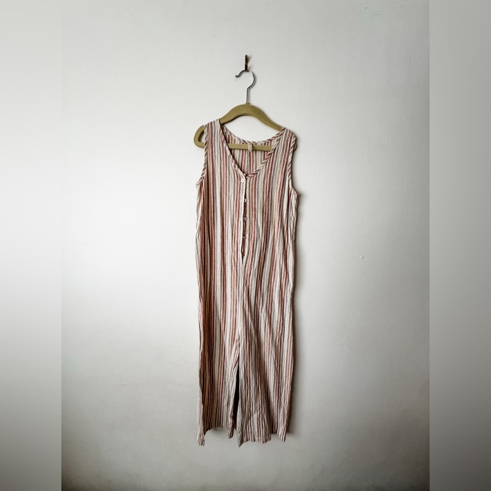 Rylee and cru striped jumpsuit size 10